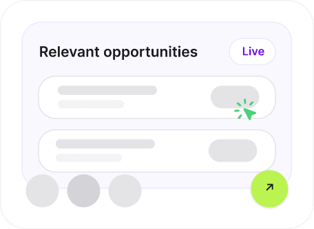 See relevant startup opportunities